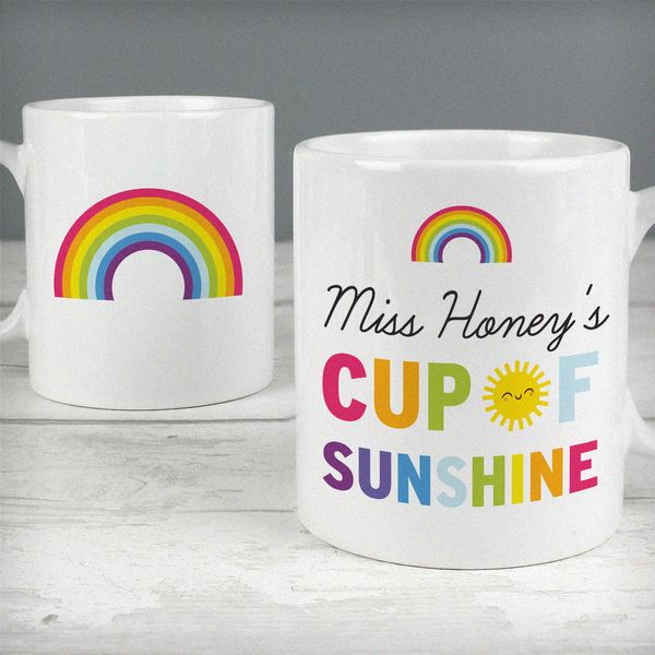 Modal Additional Images for Personalised Rainbow Cup of Sunshine Mug