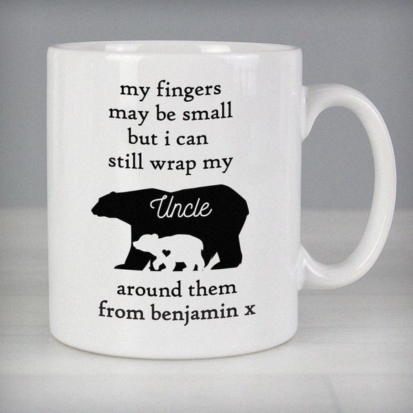 Modal Additional Images for Personalised My Fingers May Be Small Bears Mug