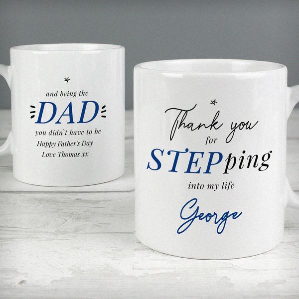 Modal Additional Images for Personalised Step Dad Mug