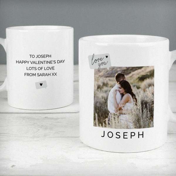 Modal Additional Images for Personalised Love You Snapshot Photo Upload Mug