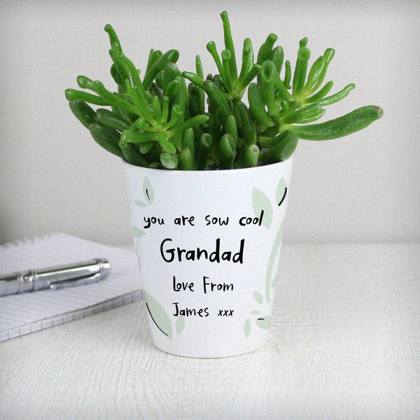 (image for) Personalised Free Text Plant Pot