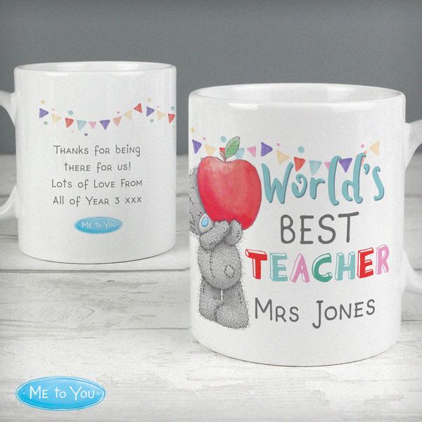 Modal Additional Images for Personalised Me to You World's Best Teacher Mug