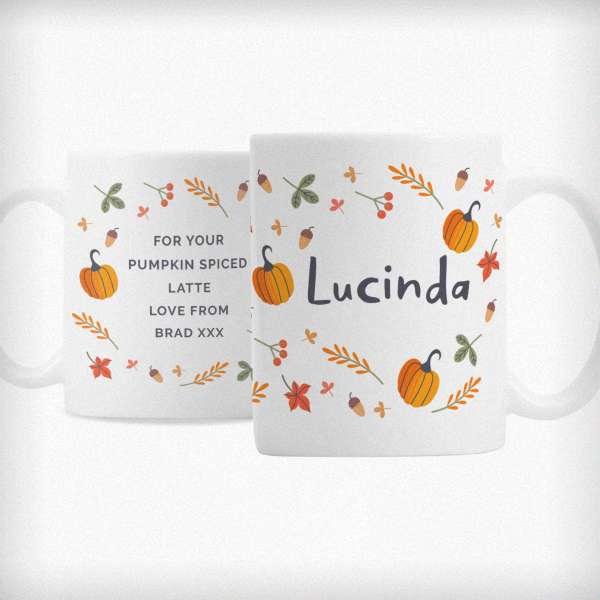 Modal Additional Images for Personalised Pumpkin Mug