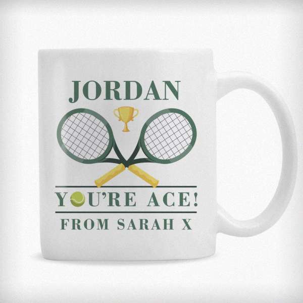 Modal Additional Images for Personalised Tennis Mug