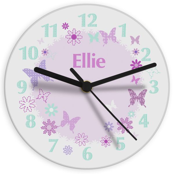 (image for) Personalised Butterfly Clock