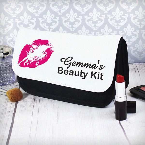 (image for) Personalised Lips Make Up Bag