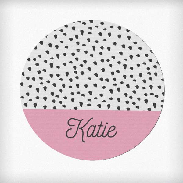 Modal Additional Images for Personalised Dotty Mouse Mat