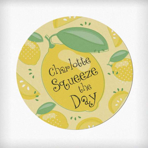 Modal Additional Images for Personalised Squeeze the Day Mouse Mat