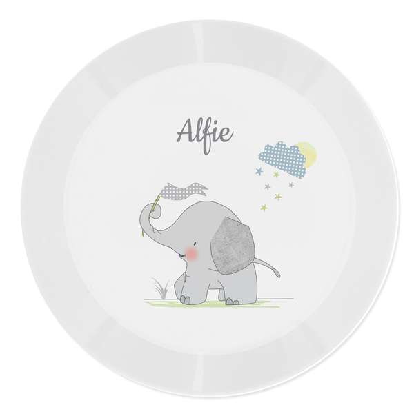 Modal Additional Images for Personalised Hessian Elephant Plastic Plate