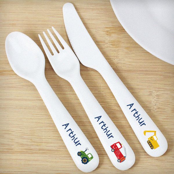 (image for) Personalised Vehicles Plastic Cutlery