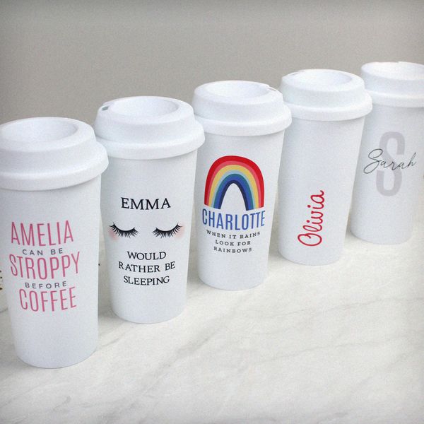 Modal Additional Images for Personalised Pink Name Island Insulated Eco Travel Cup