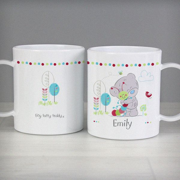 (image for) Personalised Tiny Tatty Teddy Cuddle Bug Plastic Mug