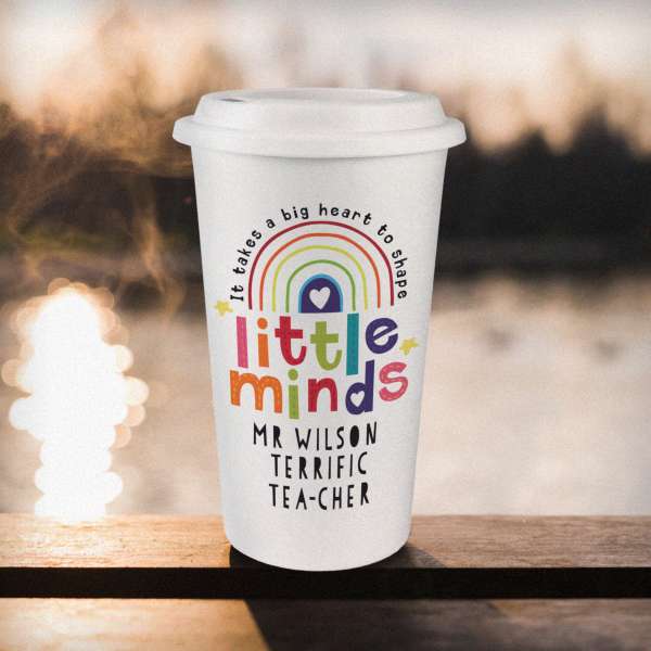 Modal Additional Images for Personalised Shape Little Minds Travel Mug