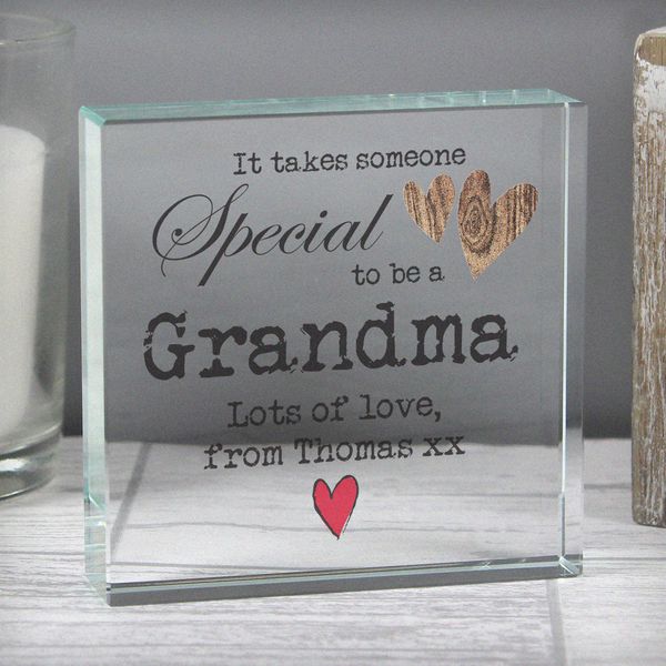 Modal Additional Images for Personalised Someone Special Large Crystal Token