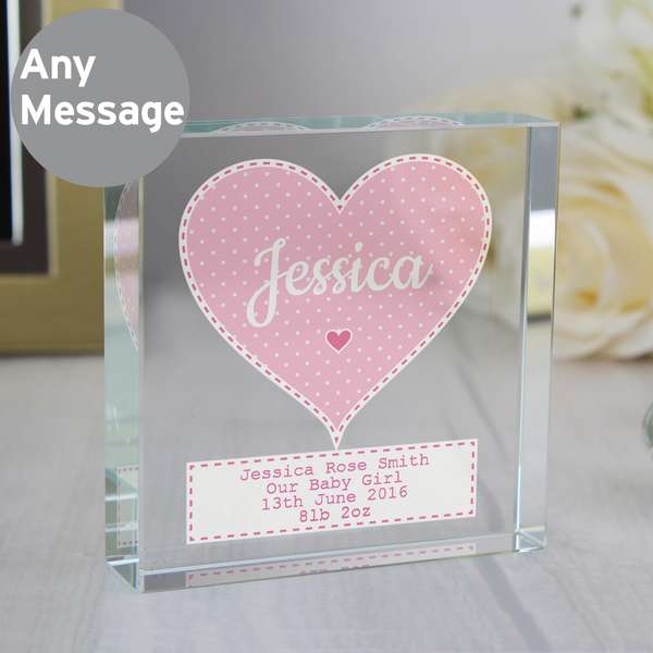 (image for) Personalised Stitch & Dot Girls Large Crystal Token