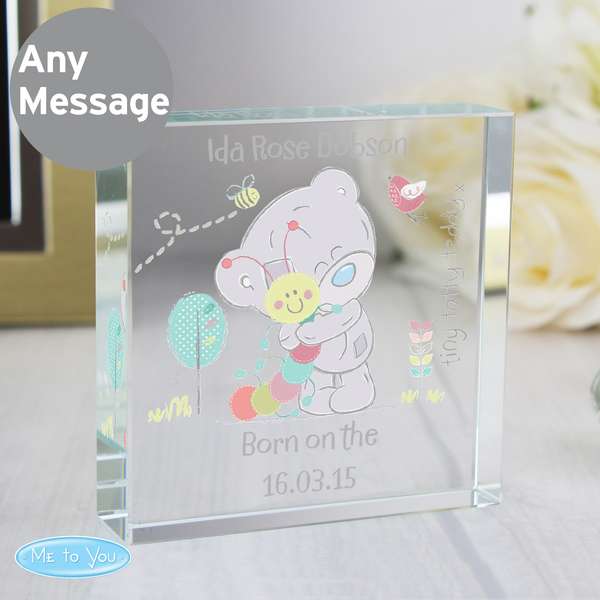 (image for) Personalised Tiny Tatty Teddy Cuddle Bug Large Crystal Token