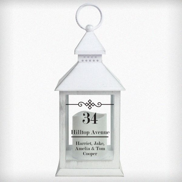 Modal Additional Images for Personalised Elegant Diamond White Lantern