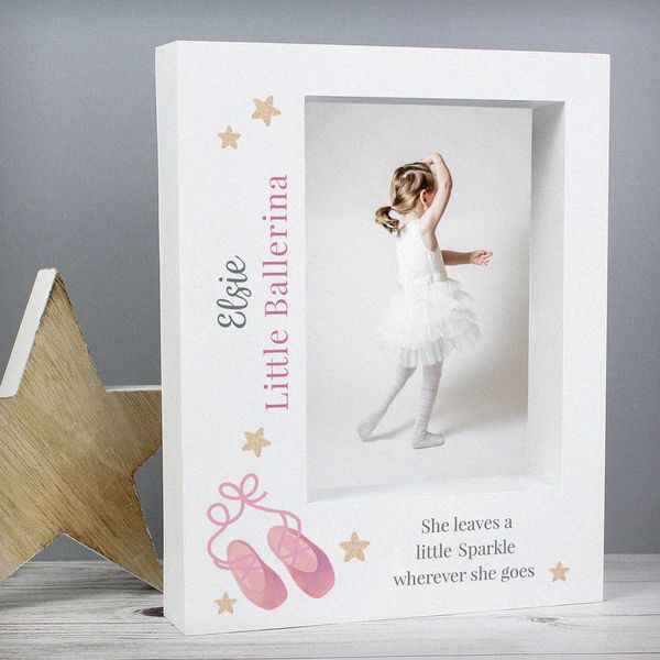 (image for) Personalised Swan Lake Ballet 5x7 Box Photo Frame