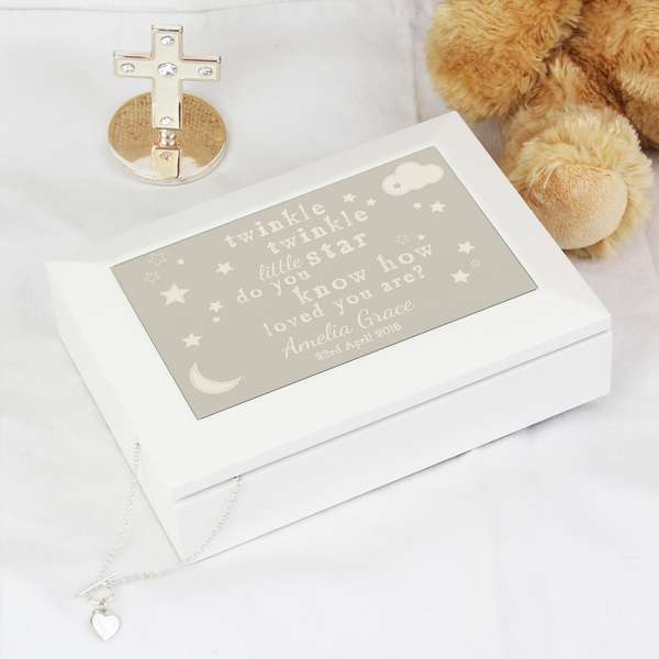 (image for) Personalised Twinkle Twinkle Jewellery Box