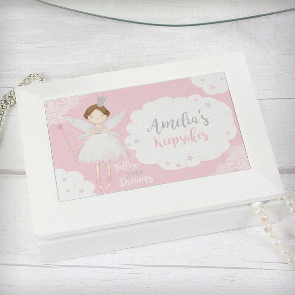 (image for) Personalised Fairy Princess Jewellery Box