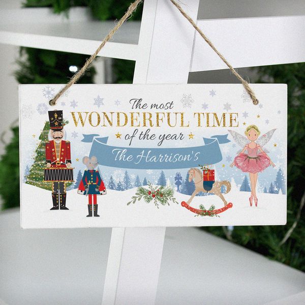 (image for) Personalised Nutcracker Wooden Sign