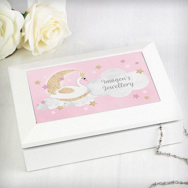 Modal Additional Images for Personalised Swan Lake Jewellery Box