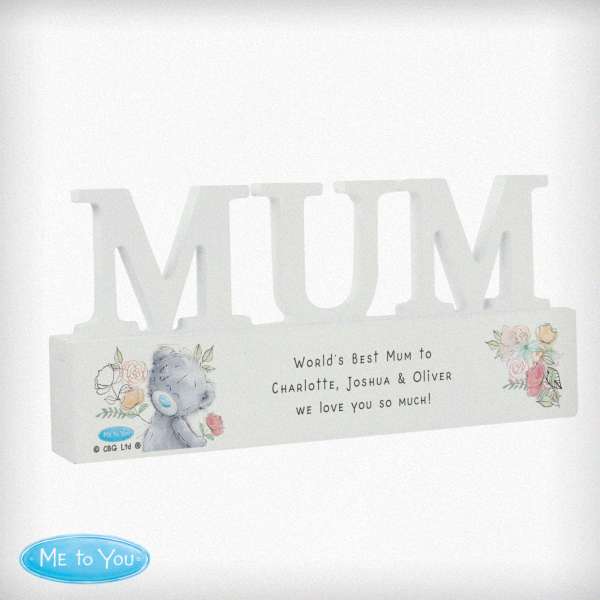 Modal Additional Images for Personalised Me To You Wooden Mum Ornament