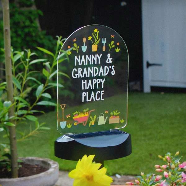 (image for) Personalised Vegetable Patch Outdoor Solar Light