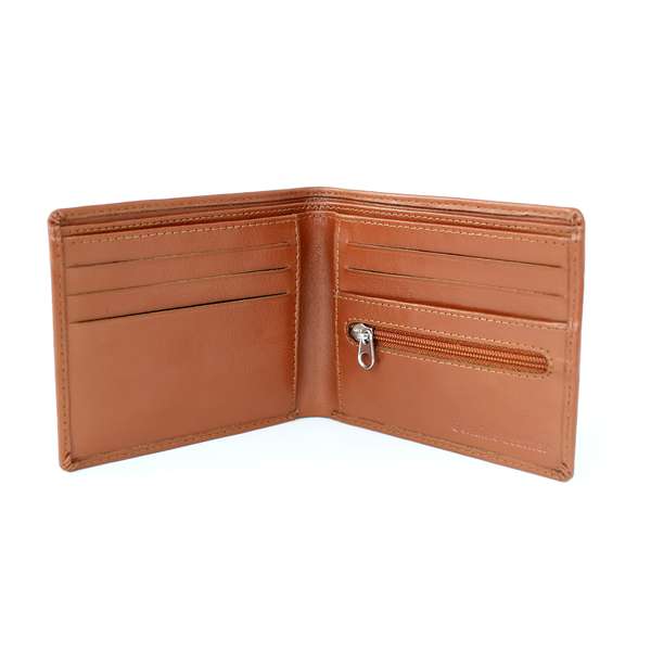 Modal Additional Images for Personalised Big Initials Tan Leather Wallet