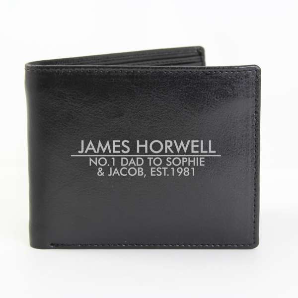 Modal Additional Images for Personalised Classic Leather Wallet